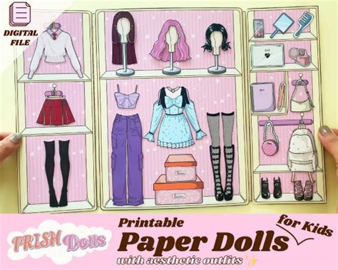 New Paper Doll Dress Up With Wardrobe Diy Free Printable – NBKomputer