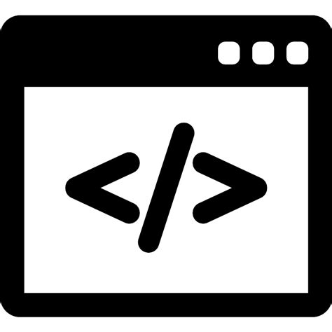 Programming Code Vector Svg Icon Svg Repo