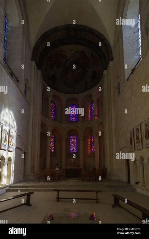 The Interior Of The Women S Abbey Eglise De La Trinite De Caen Or