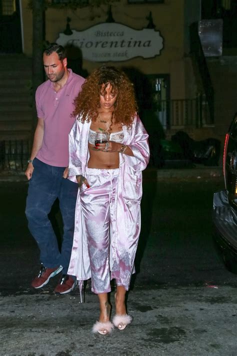 Rihanna Shows Off Her Boobs In A See Through Bra Out In NYC Porn Pictures XXX Photos Sex