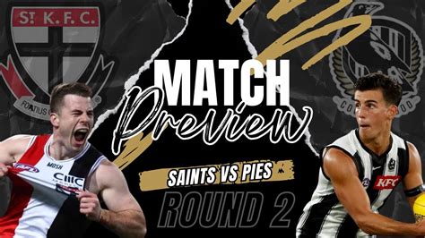 Collingwood Vs St Kilda Preview AFL Round 2 YouTube