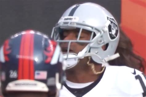 Broncos CB Aqib Talib Rips Off Raiders WR Michael Crabtree's Gold Chain ...