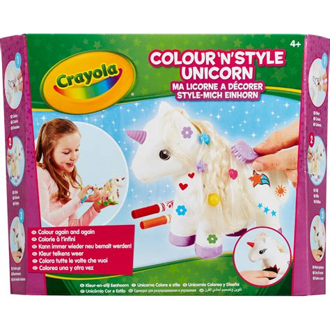 Crayola Colour 'N' Style Unicorn with 5 Dry Erase Pens & Accessories | eBay