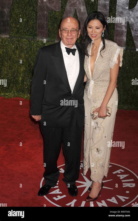 Rupert Murdoch and Wendi Deng Murdoch at the 2010 Vanity Fair Oscar ...