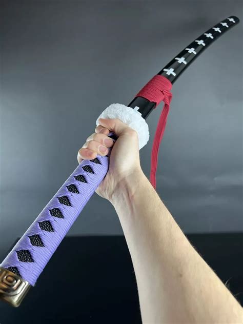 Katana Kikoku De Trafalgar Law Madera Katana Afilada