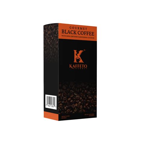 1 Café Negro Instantáneo con Ganoderma Lucidum Reishi Kaffeto Gourmet