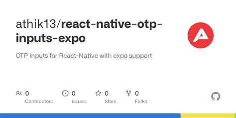 GitHub Athik13 React Native Otp Inputs Expo OTP Inputs For React