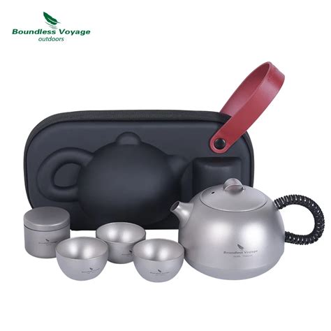 Boundless Voyage Titanium Teapot With Filter Ultralight Ml Mini