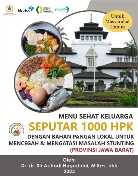 Buku Menu Sehat Keluarga Seputar 1000 Hpk Dengan Bahan Pangan Lokal