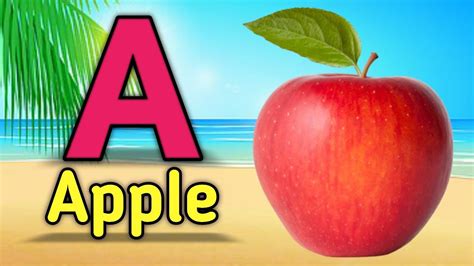 A For Apple B For Ball Abcd Abc Alphabet Song Phonics Sounds