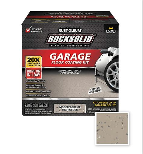 Rust Oleum 381086 RockSolid Polycuramine Floor Coating Modern Greige 1