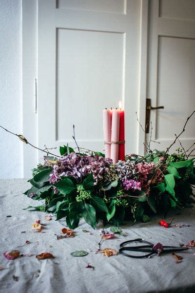 In Schritten Zum Schnellen Adventskranz Aus Kr Utern Mit Imraum