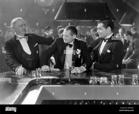 A Free Soul Unknown Lionel Barrymore Clark Gable 1931 Stock Photo