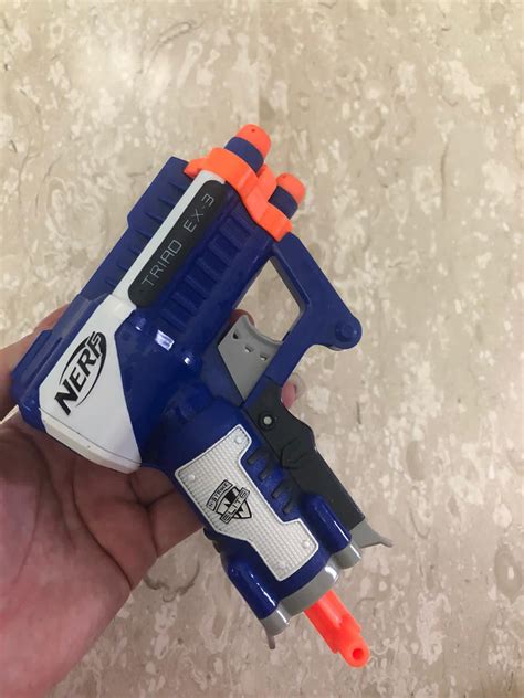 Nerf N Strike Elite Triad Ex Blaster Toys Games Others On Carousell