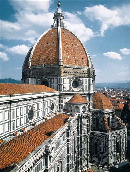 Dome Of The Santa Maria Del Fiore Cathedral Florence 1420 1436 Filippo Brunelleschi