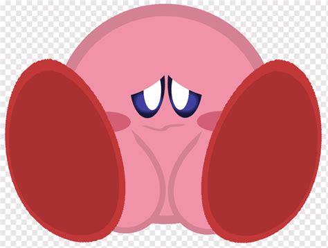 Kirby Auge Traurigkeit Nintendo Kirby Kunst Karikatur Wange Png