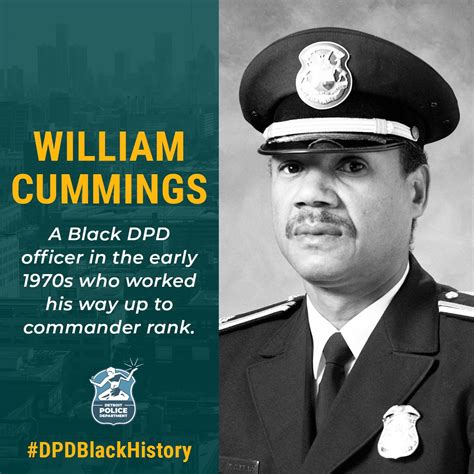 Detroit Police News On Twitter Dpdblackhistory William Cummings Was