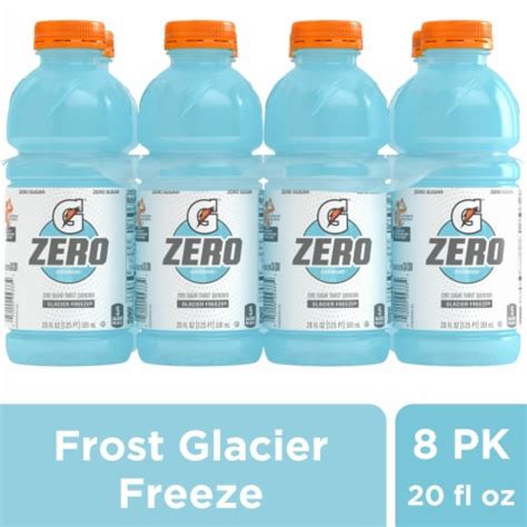 Gatorade® Frost Zero Sugar Blue Glacier Freeze Sports Drink Multipack Bottles, 8 bottles / 20 fl ...