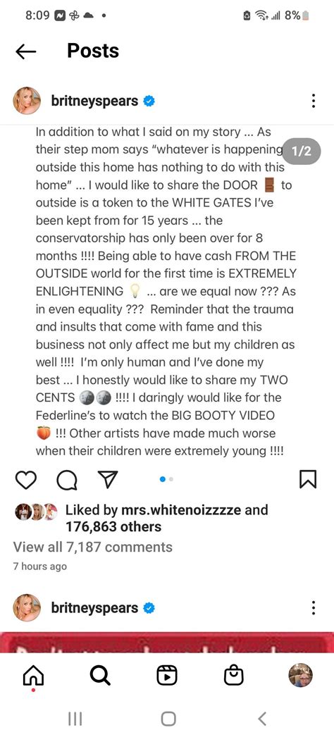 Britney Spears Declares I M Only Human Doesn T Understand Why Posing Nude On Social Media Is