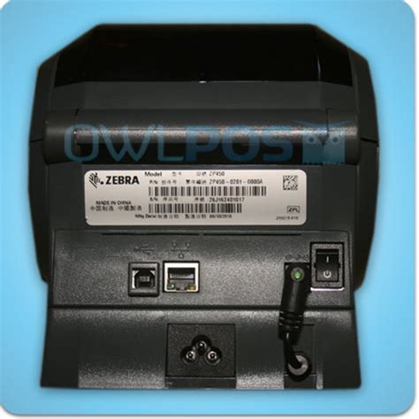 Zebra Zp 450 Ethernet Thermal Barcode Shipping Label Printer Zp450 Ups Owl Pos