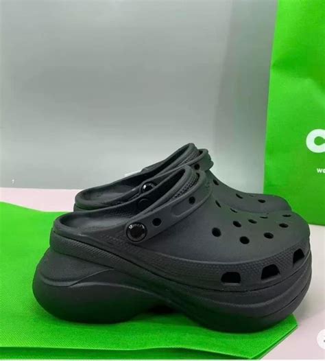 CROCS (HEELS), Women's Fashion, Footwear, Slippers and slides on Carousell