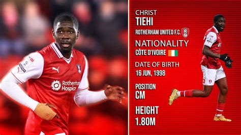 Christ Tiehi Rotherham United Cm Youtube