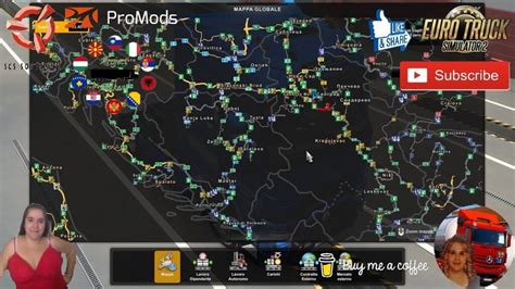 PROJECT BALKANS MAP ADDON V5.5 1.47 - ETS 2 mods, Ets2 map, Euro truck ...