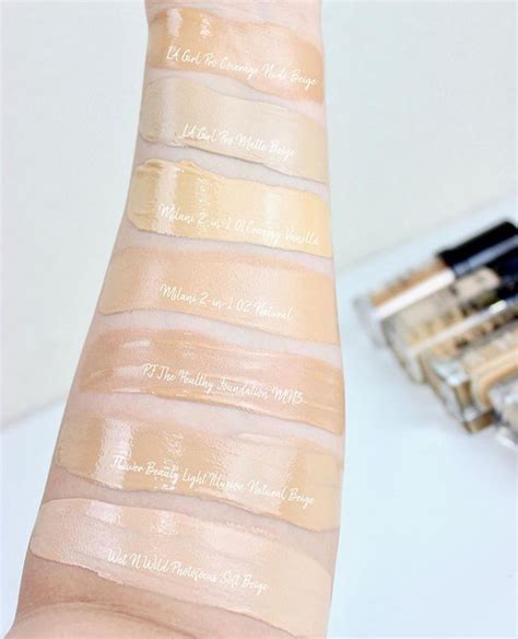 Flower Beauty Light Illusion Foundation Swatches - Property & Real ...