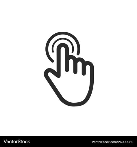 Computer Mouse Click Cursor Cursor Icon Royalty Free Vector