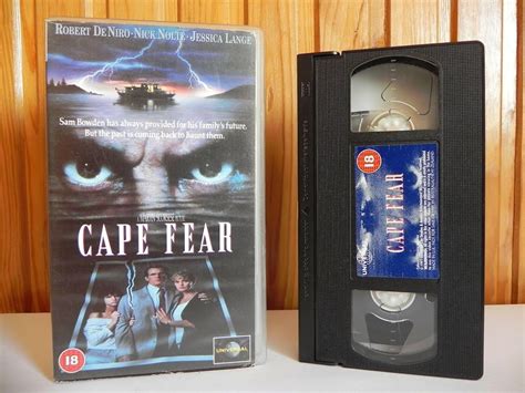 Amazon Cape Fear Vhs Robert De Niro Nick Nolte Jessica Lange