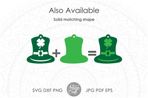 St Patricks Day Earrings Leprechaun Hat Svg Cut File By Artisan