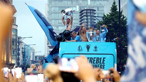 IN PICTURES: Manchester City treble parade as Jack Grealish and Pep ...