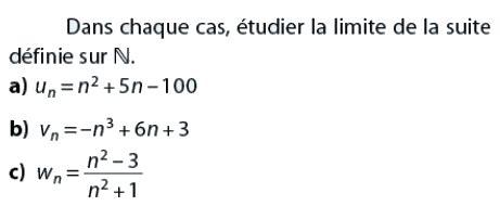 Etude De La Limite D Une Suite Un Terminale Math Matiques