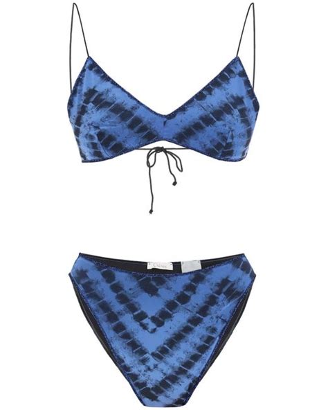 Os Ree Synthetic Os Ree Safari S Bikini Set In Blue Lyst Canada