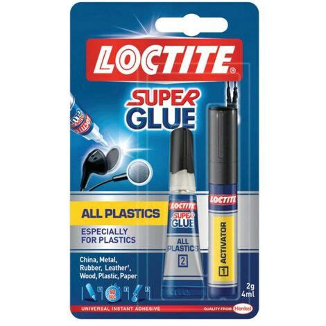 Loctite Super Glue All Plastics Gm