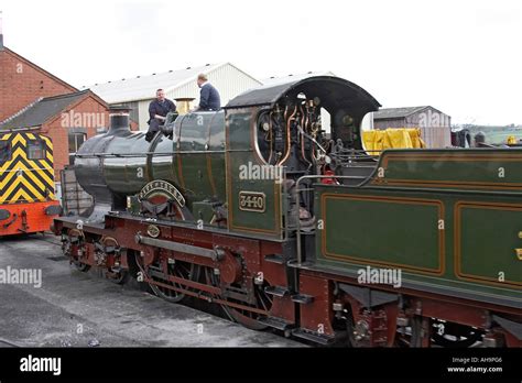 Steam Engine 3440 City Of Truro Being Polished At Toddington Station