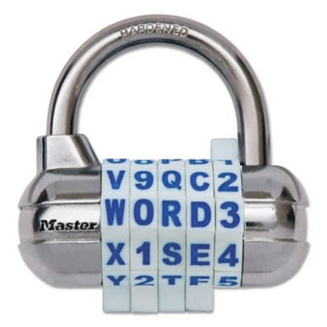 Master Lock Steel Bike Locker Word Combination Lock Ct Kroger