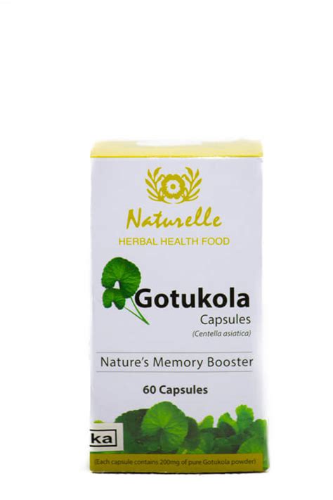 Naturelle Gotukola Capsules | Kate Foods