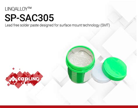 LINQALLOY SP SAC305 No Clean Eutectic Solder Paste SP SAC305