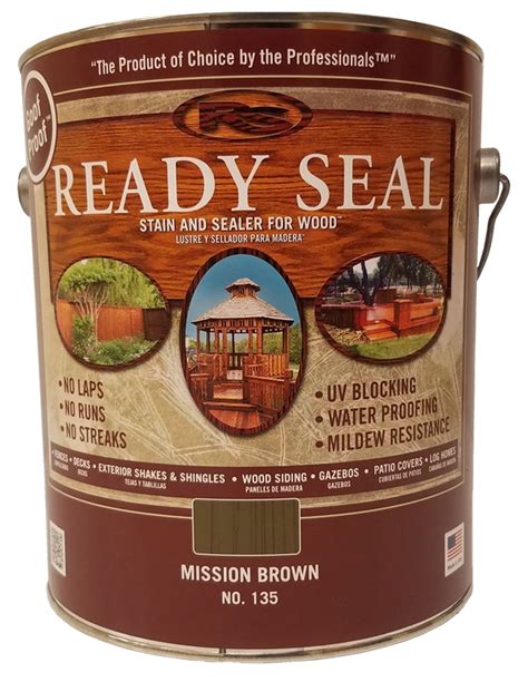 Ready Seal 135 1-Gallon Mission Brown Ready Seal Wood Stain/Sealer at ...