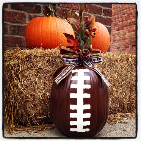 Pumpkin Carving Football