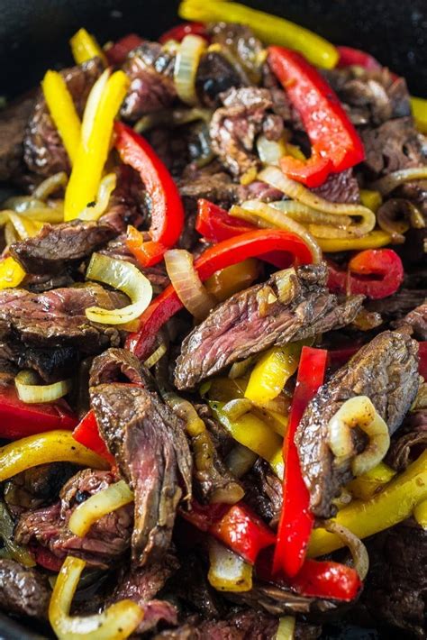 Skirt Steak Fajitas Olivias Cuisine