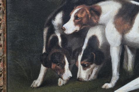 George Stubbs Circle Foxhounds In A Landscape British 19thc Art