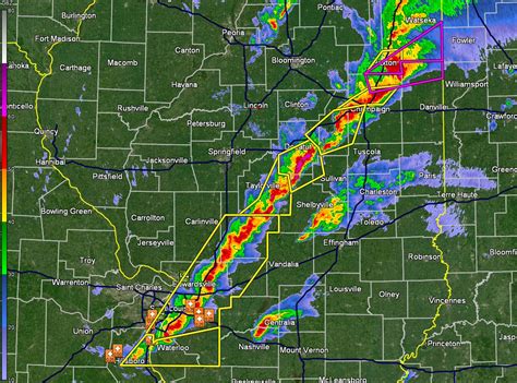 Nws Lincoln Il On Twitter 755 Pm A Wide View Of The Line Of