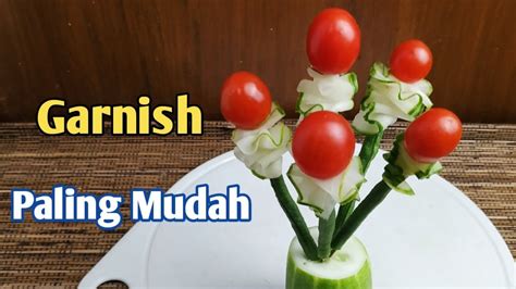 Garnish Simpel Hiasan Tumpeng Dari Tomat Dan Timun Asli Unik Banget