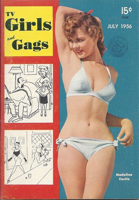 Jul 1956 Tv Girls And Gags Magazine Vol 3 1 Madeline Castle Tv