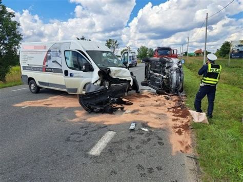 Wypadek w Domaszowicach Służby ratunkowe w akcji Echo Dnia