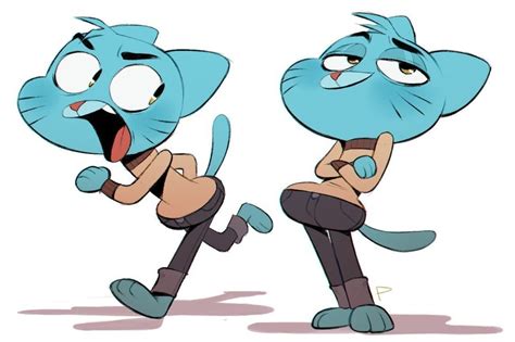 Gumball Watterson Anais Watterson Amazing World Of Gumball Artist Polka смешные