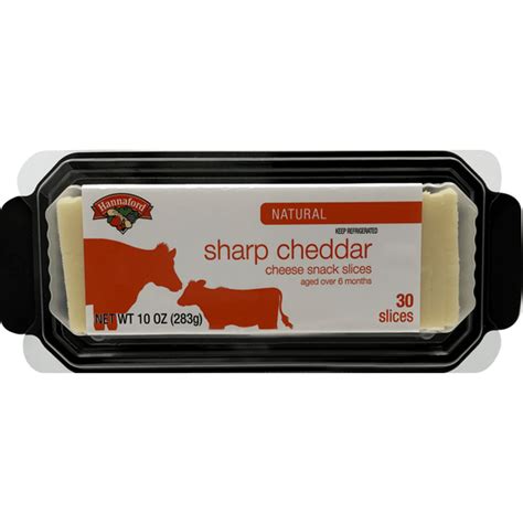 Hannaford Sharp White Cheddar Cheese Snack Slices Oz Delivery Or