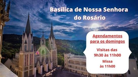 Visitas e Missas na Basílica de Nossa Senhora do Rosário Arautos do